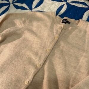 GAP Wool Cardigan with ribbon button band (L)